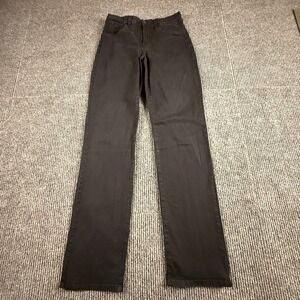 NYDJ Womens Size 2 Black Straight Leg Jeans Rhinestone Pocket Lift Tuck USA Made